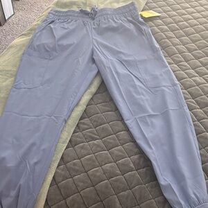 Wink Light Blue Men's Elastic Waist Jogger Pants